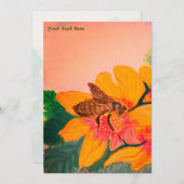 Invitation Mariage Bee (Devant / Derrière)