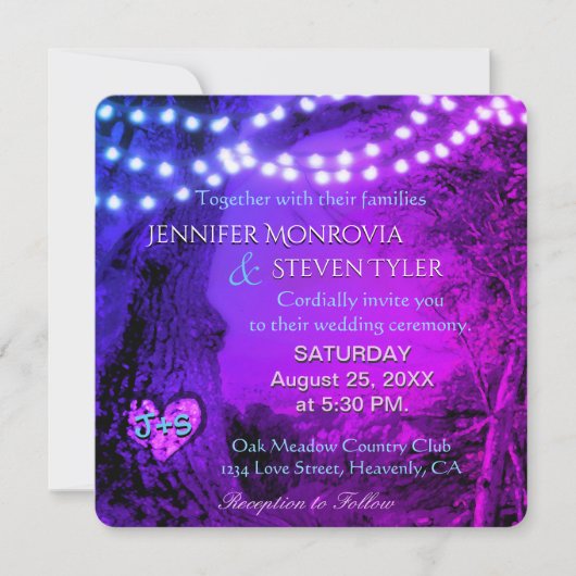 Invitation Mariage | Belles couleurs (Devant)