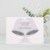 Invitation Mariage Bells & Heart Fiançailles Fête des mariées (Debout devant)