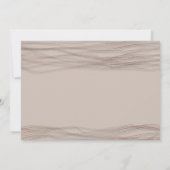 Invitation Mariage Black Rose Blush Delicate Lines Birds (Dos)