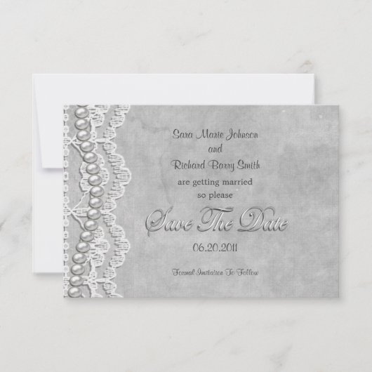 Invitation Mariage blanc (Devant)