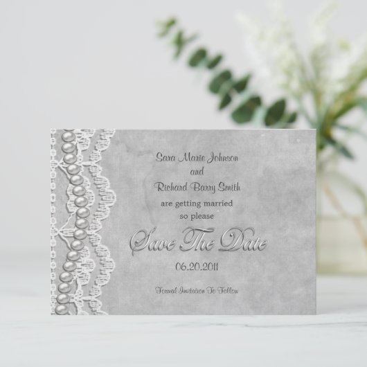 Invitation Mariage blanc (Debout devant)