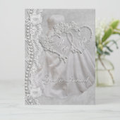 Invitation Mariage blanc (Debout devant)