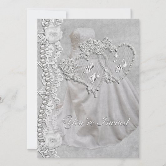 Invitation Mariage blanc (Devant)