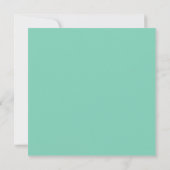 Invitation Mariage Blanc et Vert Moussu (Dos)