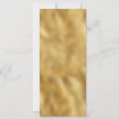 Invitation Mariage blanc or do-it-yourself menu dîner soirée (Dos)