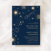 Invitation Mariage bleu céleste