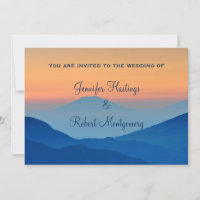 Mariage bleu en poudre de Sunset Mountain