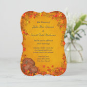 Invitation Mariage Bliss d'automne (Debout devant)