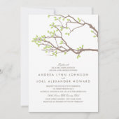 Invitation Mariage Blisser Branches (Devant)
