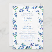 Invitation Mariage Blueberry (Devant)