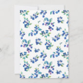 Invitation Mariage Blueberry (Dos)