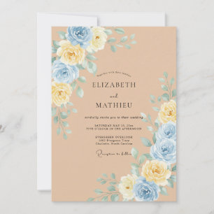 Invitation Mariage Bohème au Sable Rafiné