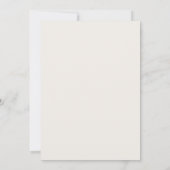 Invitation Mariage Bohème avec Anneaux (Dos)