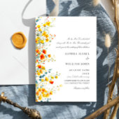 Invitation Mariage Bohème Fleur sauvage de Meadow