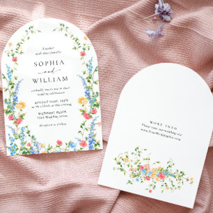 Invitation Mariage Bohème Fleur sauvage de Meadow
