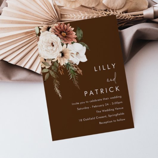 Invitation Mariage Bohème Floral Summer & All Seasons