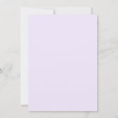 Invitation Mariage Bohème Luxueux Violet (Dos)