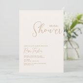 Invitation Mariage Bohème Minimaliste (Debout devant)