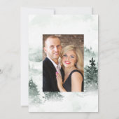 Invitation Mariage Bohème Rustique Coton et Eucalyptus (Dos)