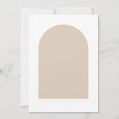 Invitation Mariage bohémien occidental rustique (Dos)