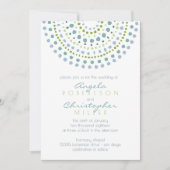 Invitation Mariage Boho Bali Green Jewels (Devant)