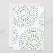 Invitation Mariage Boho Bali Green Jewels (Dos)