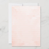 Invitation Mariage Boho bleu bleu bleu rose bleu marine (Dos)