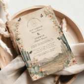 Invitation Mariage Boho du désert Cactus