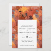 Invitation Mariage Boho en terre cuite sophistiqué moderne (Devant)