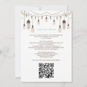Invitation Mariage Boho Floral Lights (Dos)