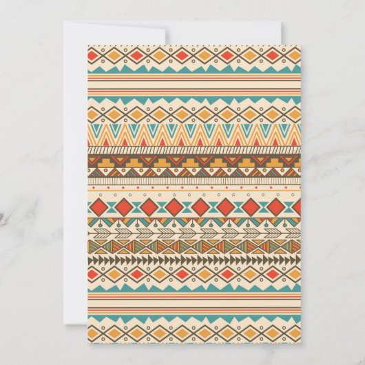 Invitation Mariage Boho occidental (Dos)