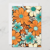 Invitation Mariage Boho Plage Groovy Ambiance (Dos)