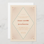 Invitation Mariage Boho Sud-Ouest (Devant / Derrière)