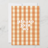 Invitation Mariage Boho Super coloré rétro (Dos)