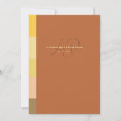 Invitation Mariage Boho Terracotta (Dos)