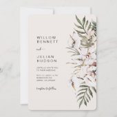 Invitation Mariage boho tropical (Devant)