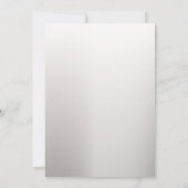 Invitation Mariage Boho White Orchid Flowers Blue Moon Party (Dos)