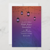 Invitation Mariage Bollywood arabe QR Code RSVP (Devant)