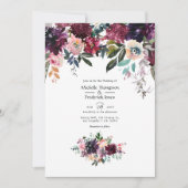 Invitation Mariage Bordeaux Colorways (Devant)