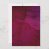 Invitation Mariage Bordeaux Colorways (Dos)