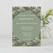 Invitation Mariage botanique (Debout devant)