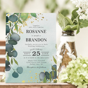 Invitation Mariage Botanique à l'Eucalyptus