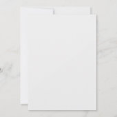 Invitation Mariage Botanique Argent (Dos)