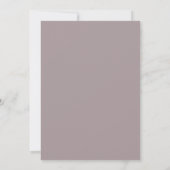 Invitation Mariage Botanique Bleu Jaune Mauve (Dos)