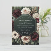 Invitation Mariage Botanique Bourguignon Maussade (Debout devant)