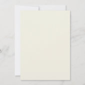 Invitation Mariage Botanique Burgundy Bloom (Dos)