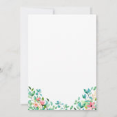 Invitation Mariage botanique d'ananas d'île tropicale (Dos)