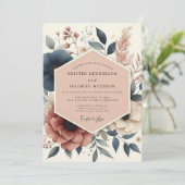 Invitation Mariage Botanique de Bois Naval (Debout devant)