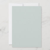 Invitation Mariage botanique de la branche Frosty (Dos)